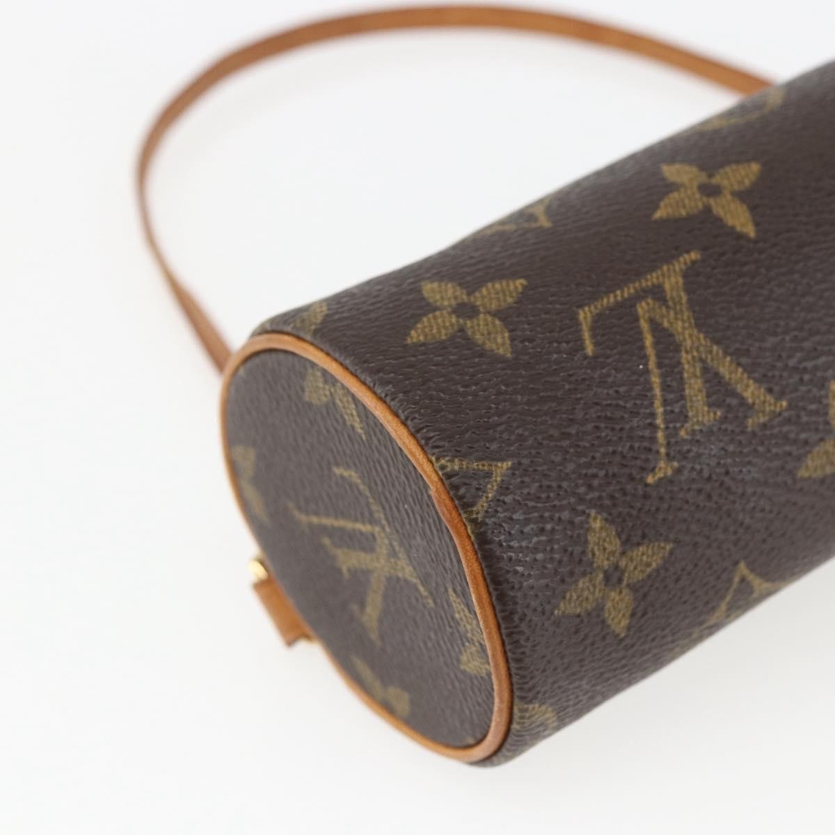 Louis Vuitton Papillon Pochette Monogram Canvas Brown Canvas Clutche & Pouche Bag