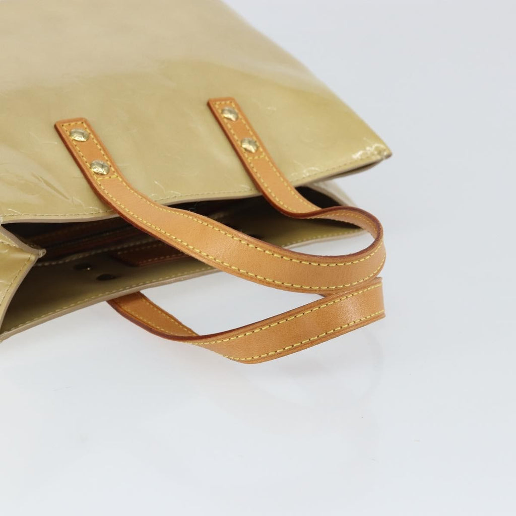 Louis Vuitton Reade Handbag Monogram Vernis Beige Patent_Leather Handbag