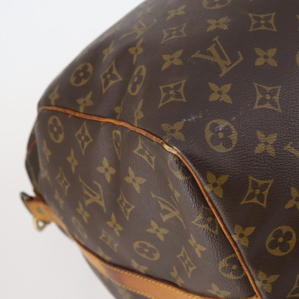 Louis Vuitton Keepall Bandouliere Bag Monogram Canvas Brown Canvas Travel Bag