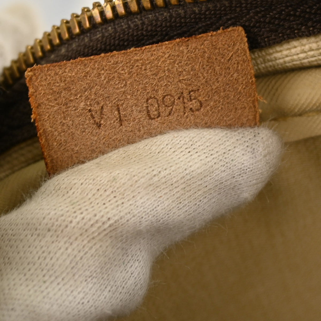 Louis Vuitton Deauville Handbag Monogram Canvas Brown Canvas Handbag