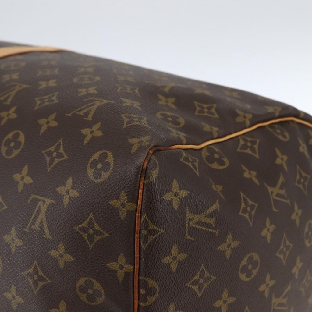 Louis Vuitton Keepall Bag Monogram Canvas Brown Canvas Travel Bag