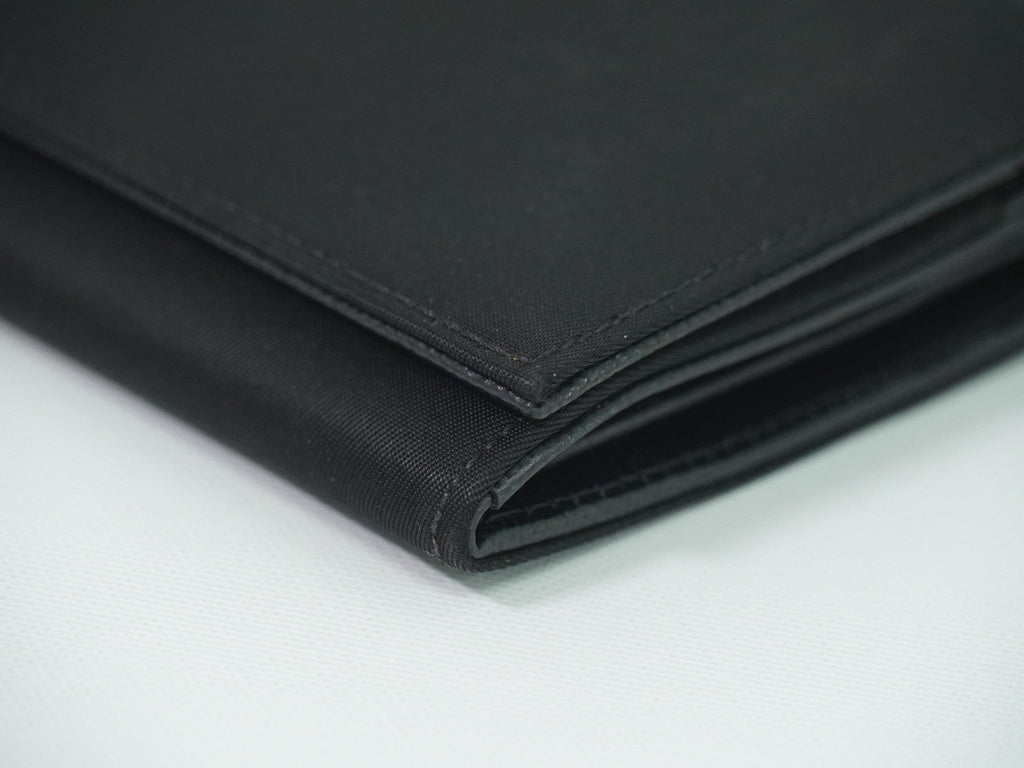 Prada Continental Wallet Tessuto Black Nylon Wallets Accessory