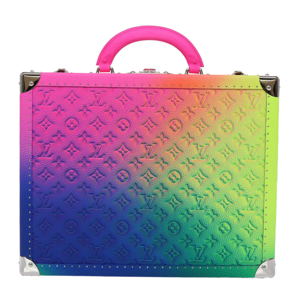 Louis Vuitton Cotteville Trunk Limited Edition Illusion Monogram Taurillon Leather Multicolour Pvc Bag