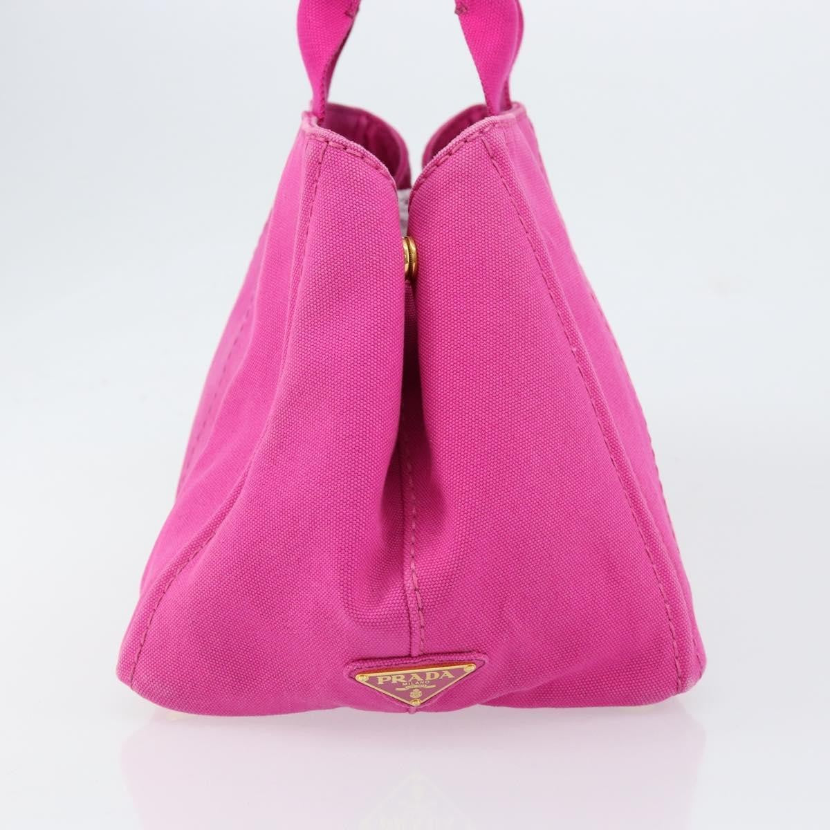 Prada Canapa Tote Canvas Pink Canvas Tote Bag Bag