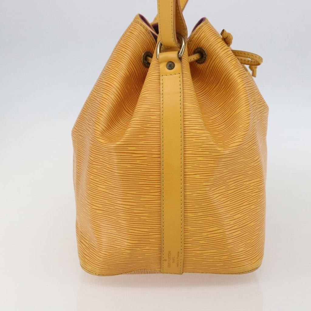 Louis Vuitton Petit Noe Handbag Epi Leather Yellow Leather Shoulder Bag