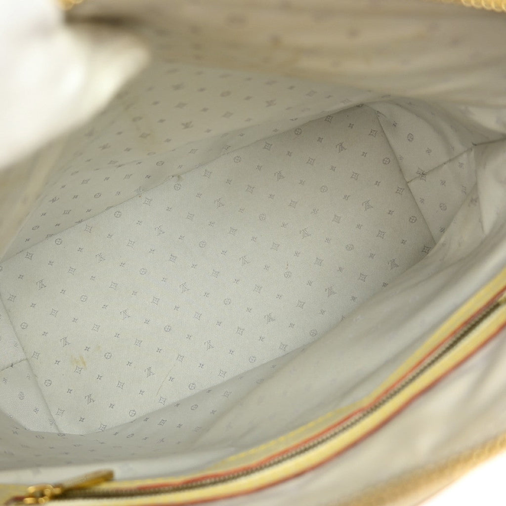 Louis Vuitton Suhali Lockit Handbag Leather Beige Leather Tote Bag