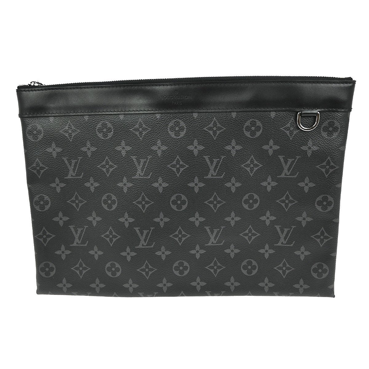Louis Vuitton Discovery Pochette Monogram Eclipse Canvas Black Canvas Clutche & Pouche Bag