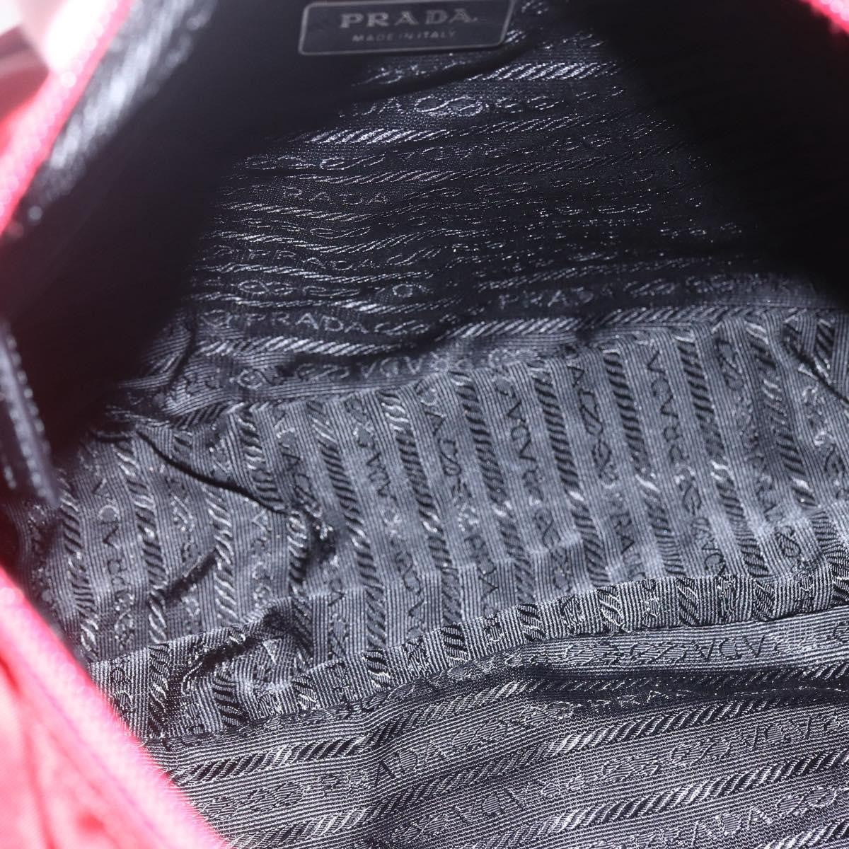 Prada Zip Buckle Messenger Bag Tessuto Red Nylon Shoulder Bag Bag