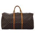 Louis Vuitton Keepall Bag Monogram Canvas Brown Canvas Travel Bag