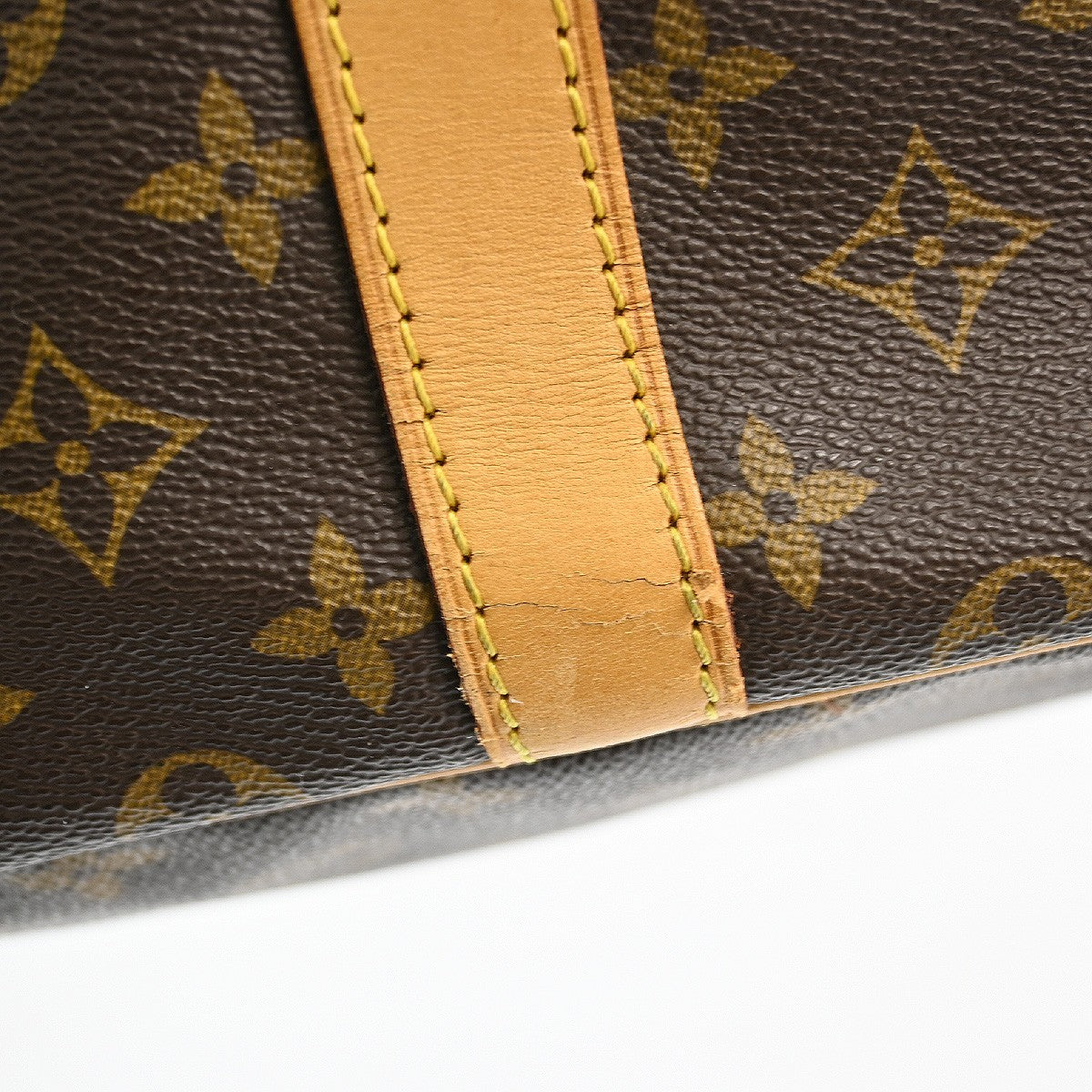 Louis Vuitton Keepall Bag Monogram Canvas Brown Canvas Travel Bag