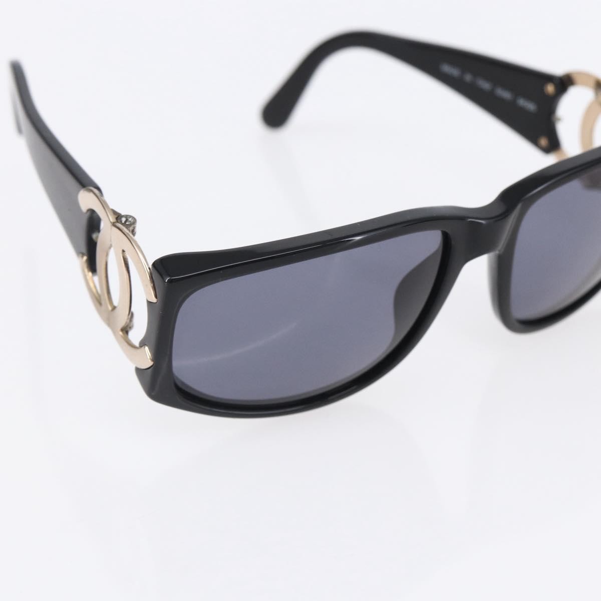 Chanel Chanel Logo Sunglasses Eye Wear Plastic Black Plastic Sunglasse Accessory