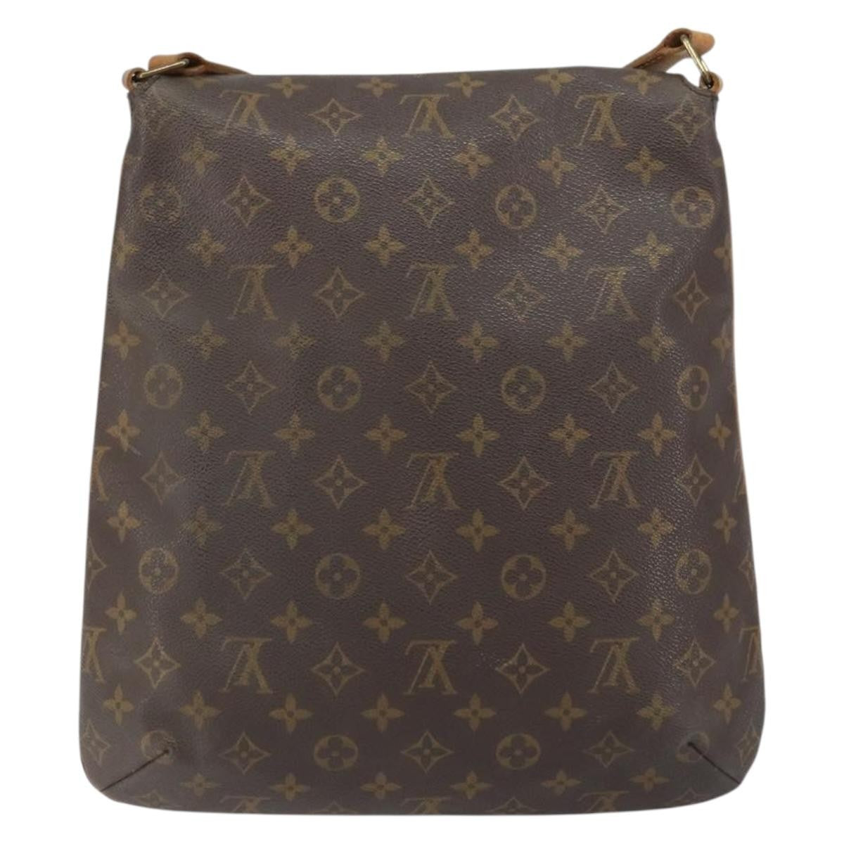 Louis Vuitton Musette Salsa Handbag Monogram Canvas Brown Canvas Shoulder Bag