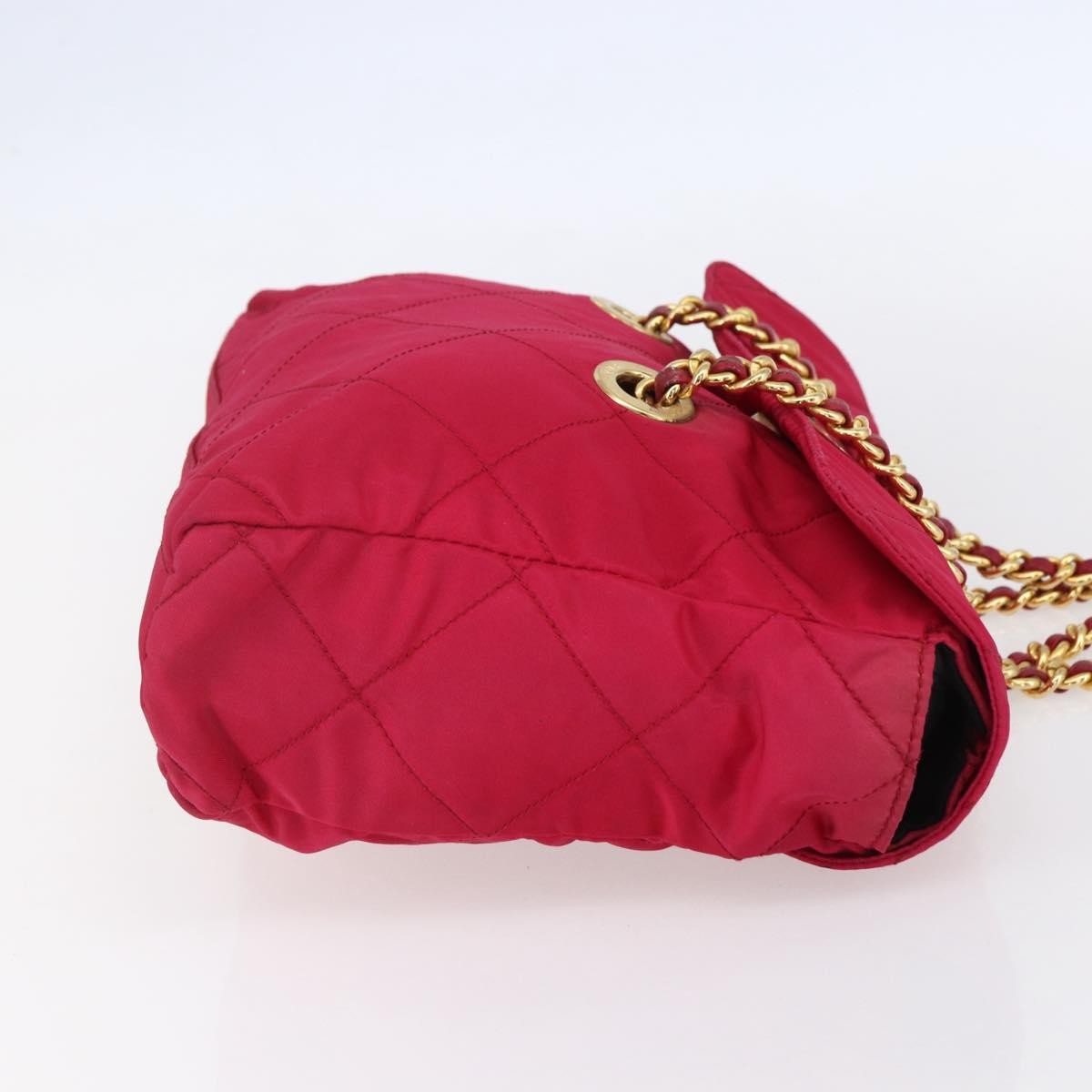 Prada Re-Edition 1995 Chain Tote Quilted Re-Nylon Pink Nylon Shoulder Bag Bag