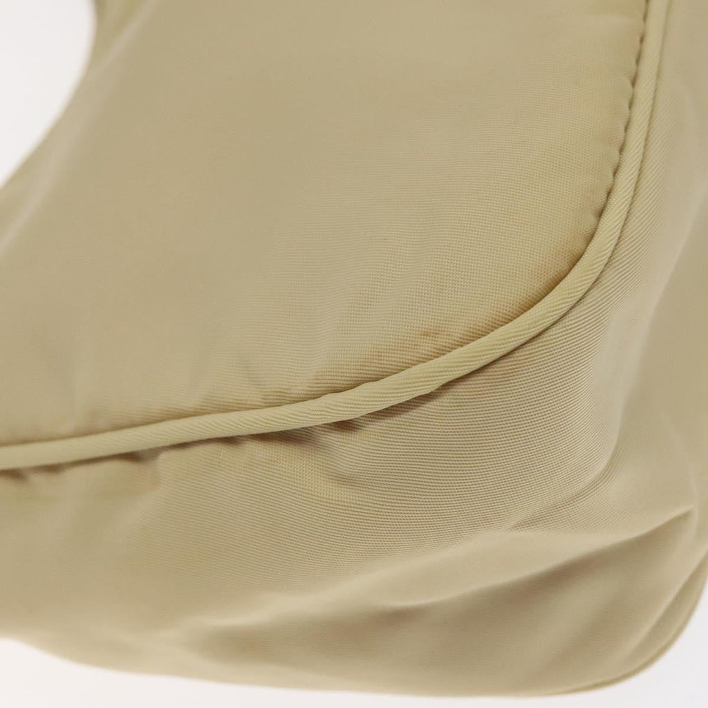 Prada Hobo Tessuto Beige Nylon Handbag