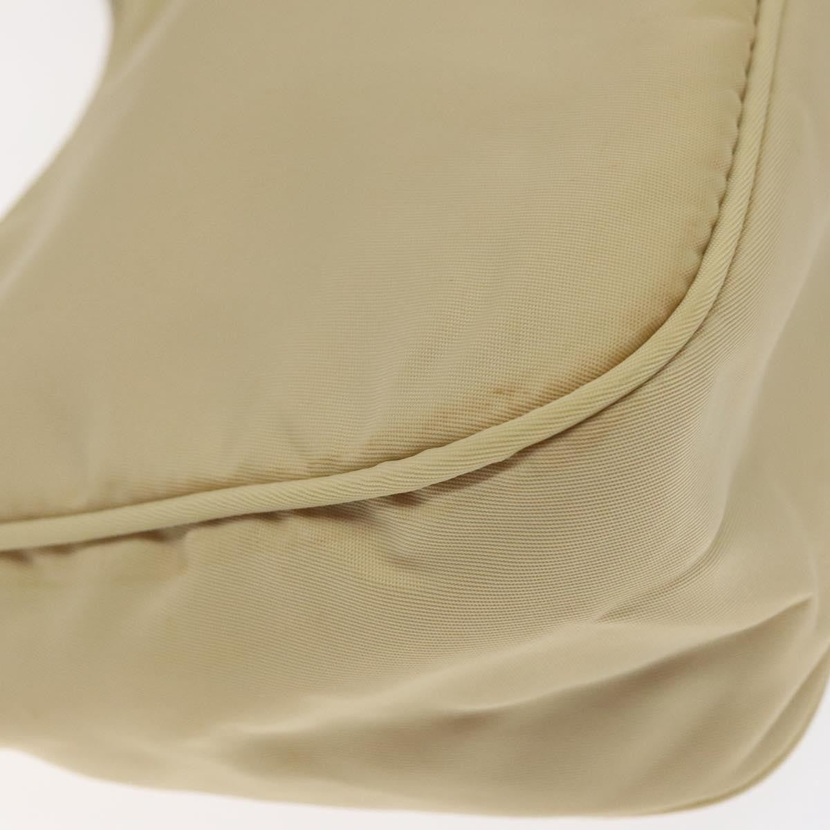 Prada Hobo Tessuto Beige Nylon Handbag