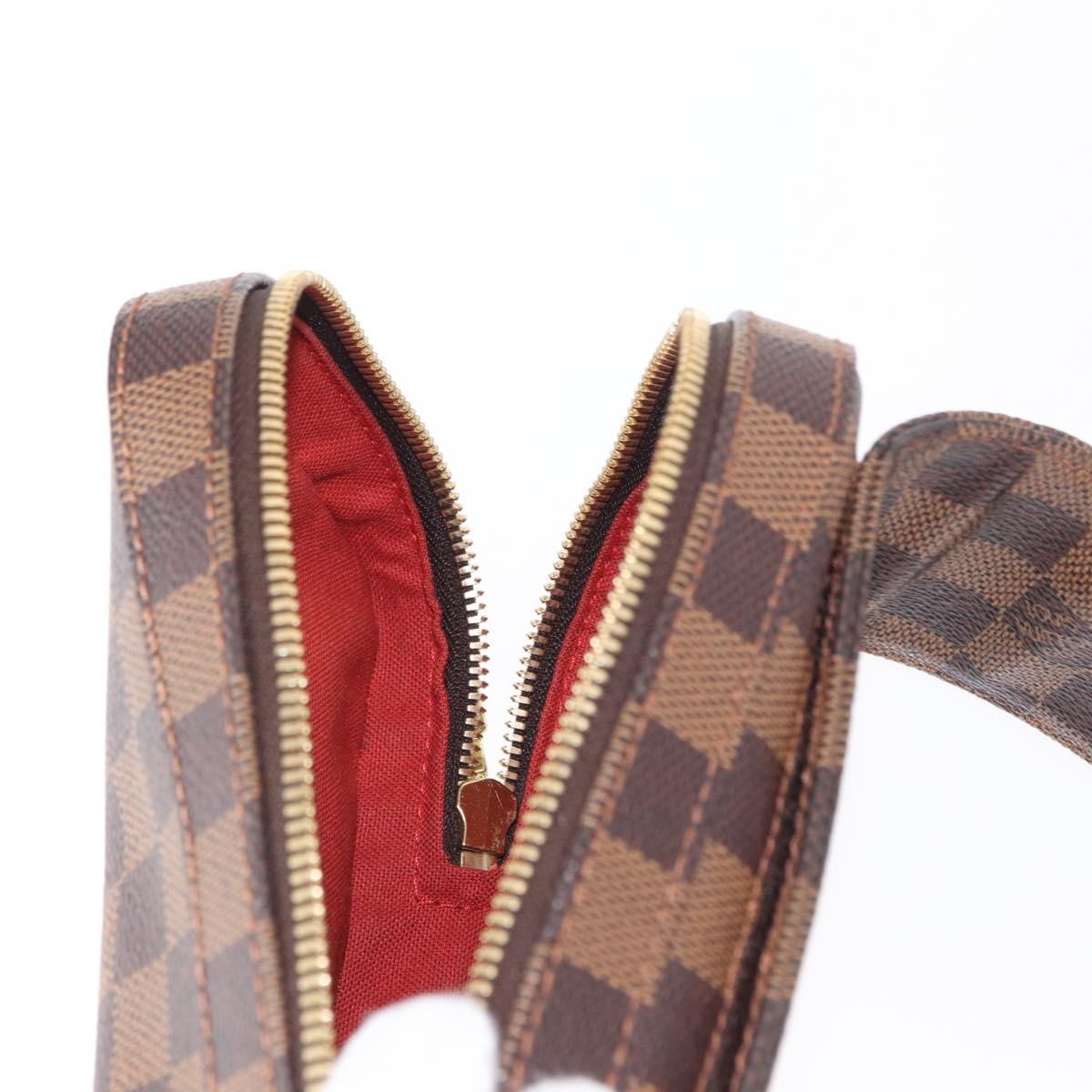 Louis Vuitton Geronimos Waist Bag Damier Brown Canvas Shoulder Bag