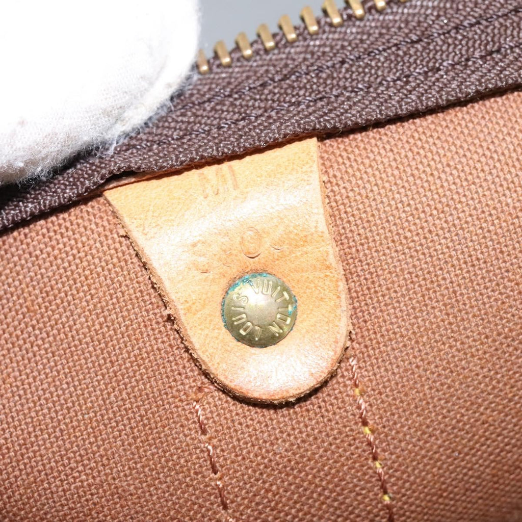 Louis Vuitton Keepall Bag Monogram Canvas Brown Canvas Travel Bag