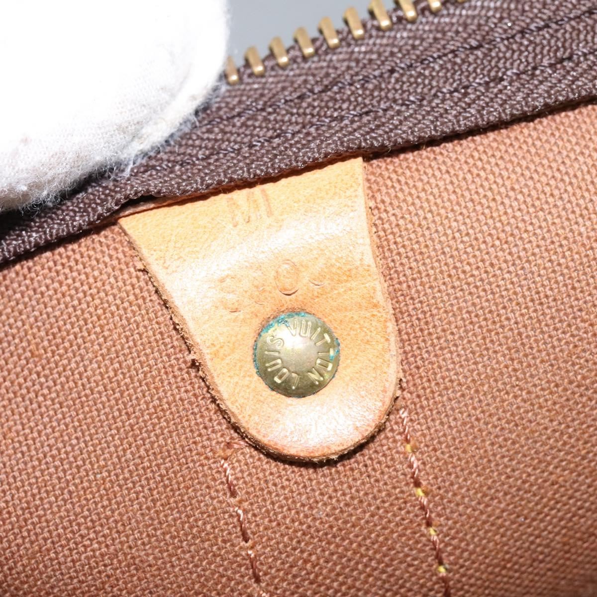 Louis Vuitton Keepall Bag Monogram Canvas Brown Canvas Travel Bag