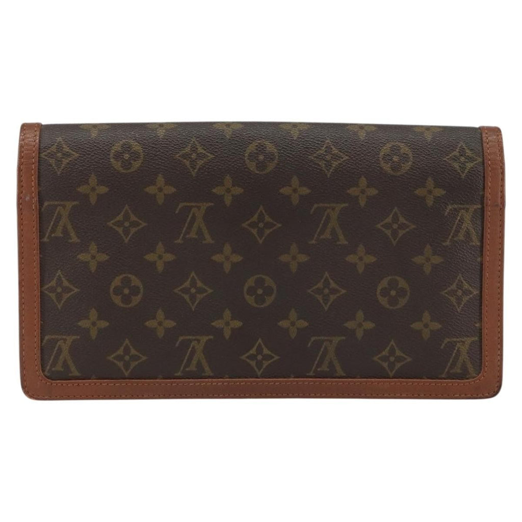 Louis Vuitton Dame Pochette Monogram Canvas Brown Canvas Clutche & Pouche Bag