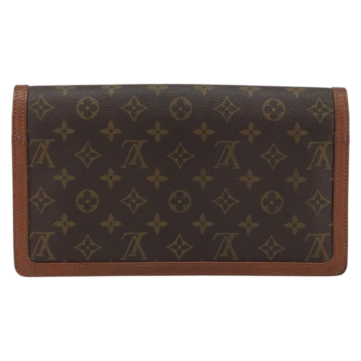 Louis Vuitton Dame Pochette Monogram Canvas Brown Canvas Clutche & Pouche Bag
