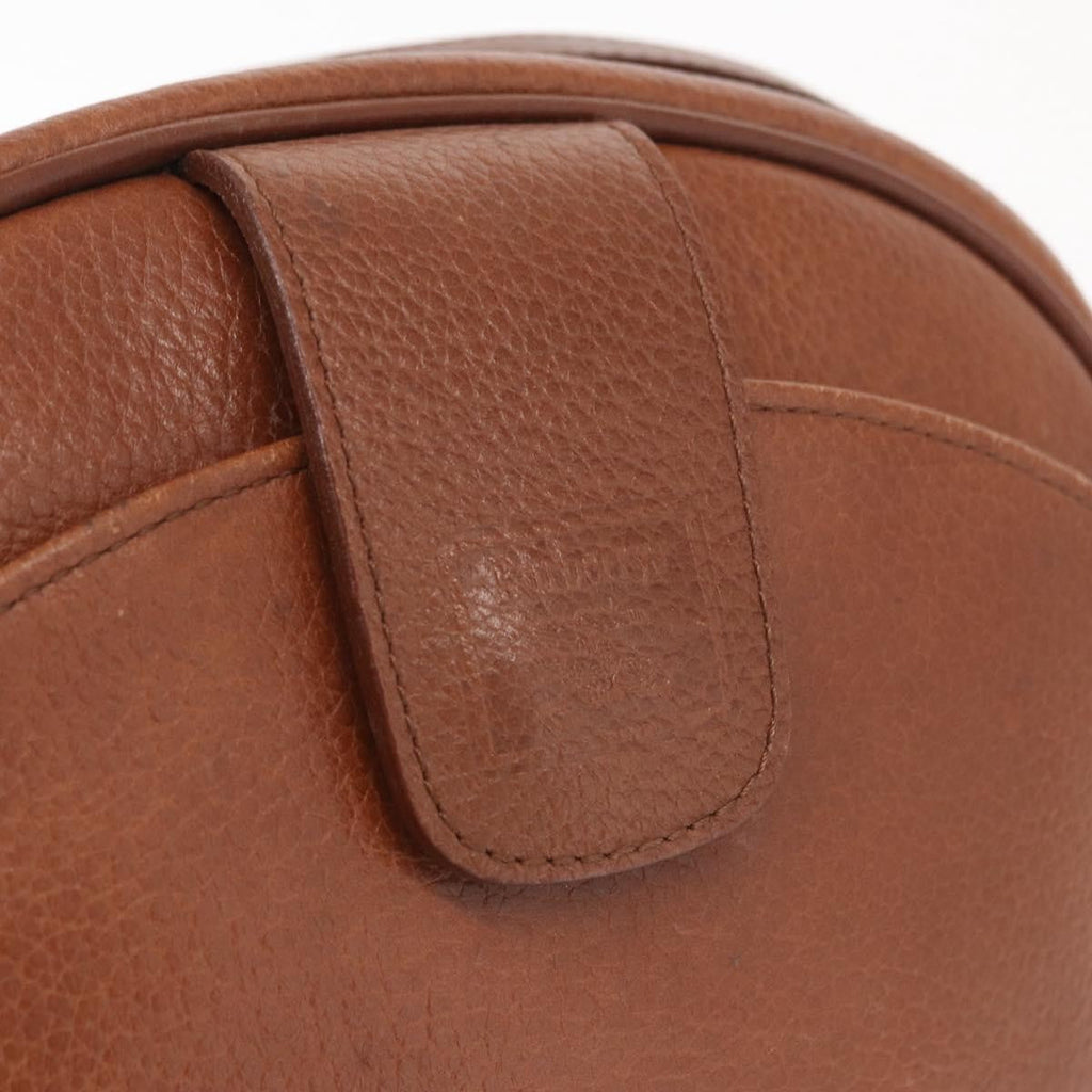 Burberry Vintage Shoulder Bag Leather Brown Leather Shoulder Bag