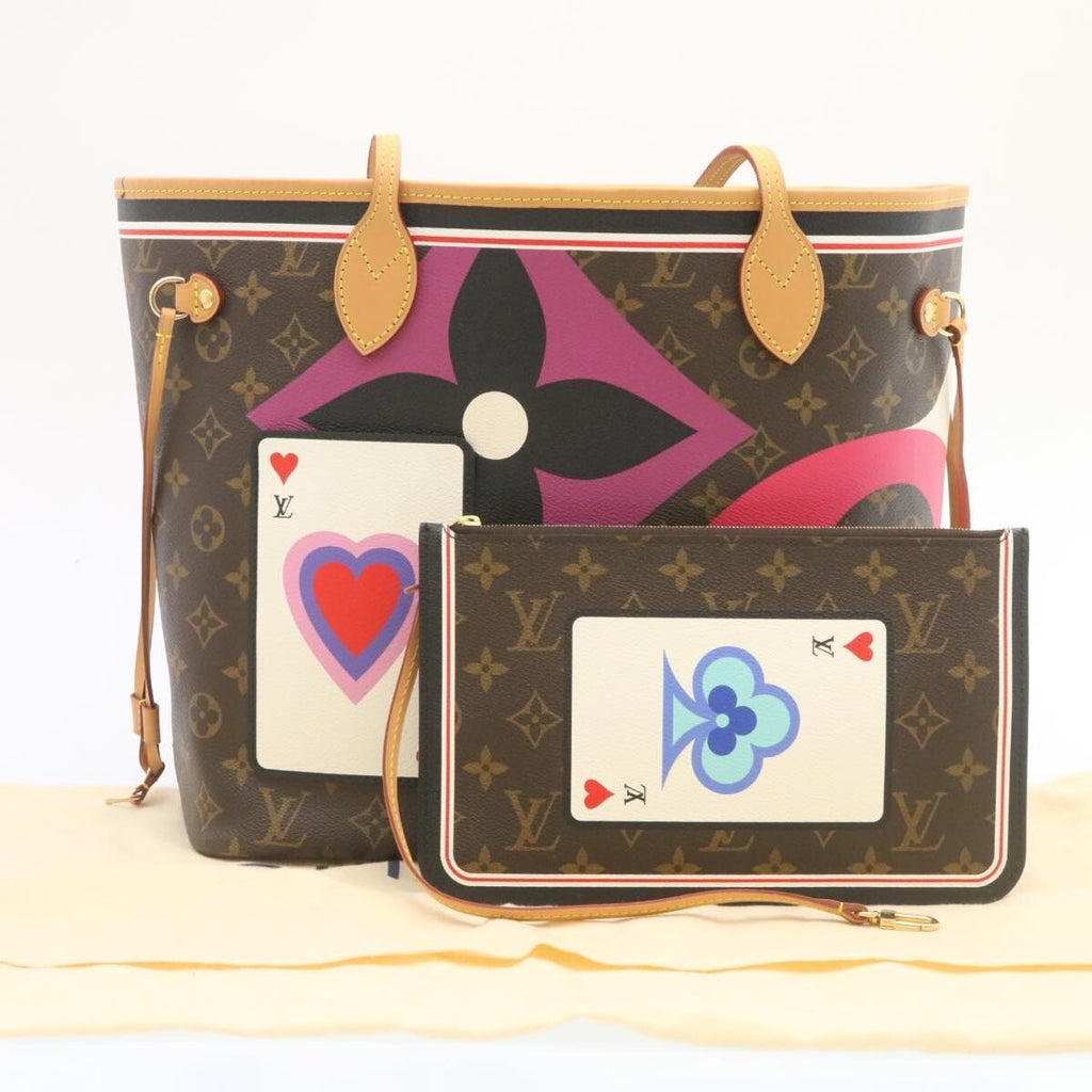 Louis Vuitton Neverfull Nm Tote Limited Edition Game On Monogram Canvas Brown Canvas Tote Bag