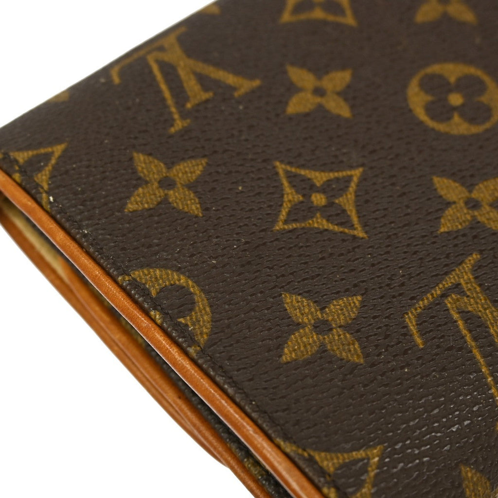 Louis Vuitton Twin Handbag Monogram Canvas Brown Canvas Clutche & Pouche Bag