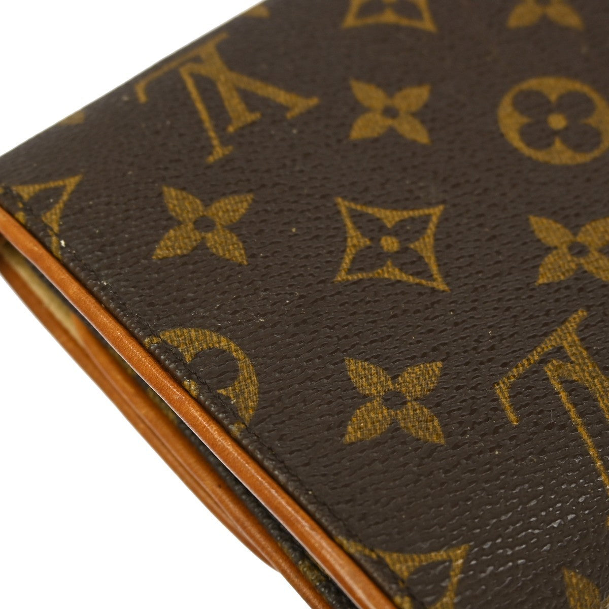 Louis Vuitton Twin Handbag Monogram Canvas Brown Canvas Clutche & Pouche Bag