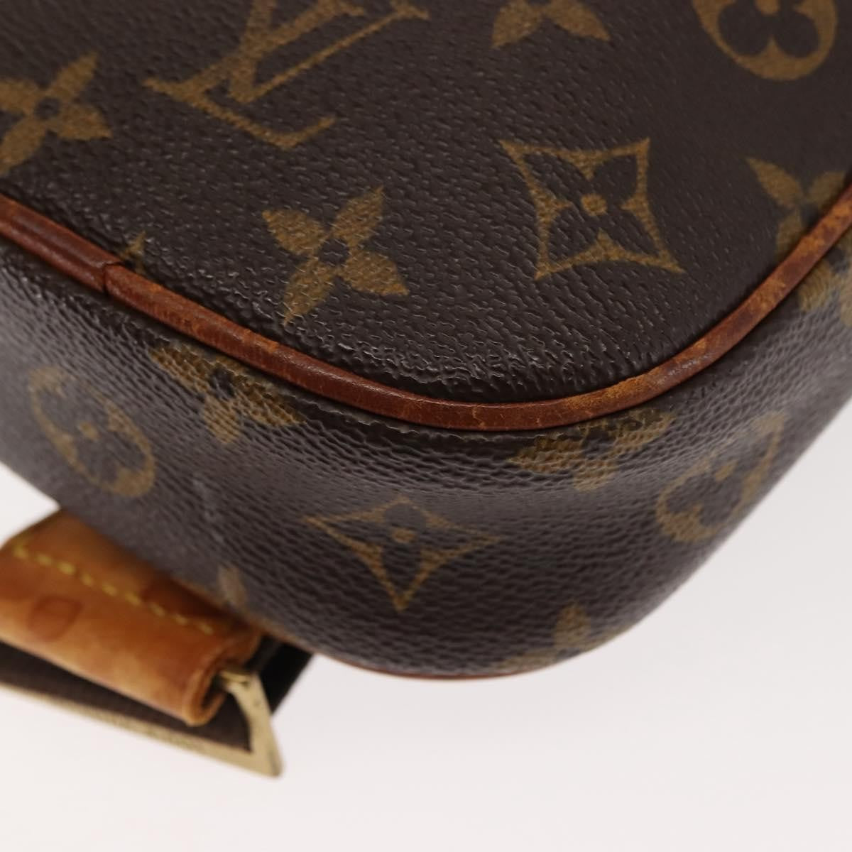 Louis Vuitton Pochette Gange Monogram Canvas Brown Canvas Clutche & Pouche Bag