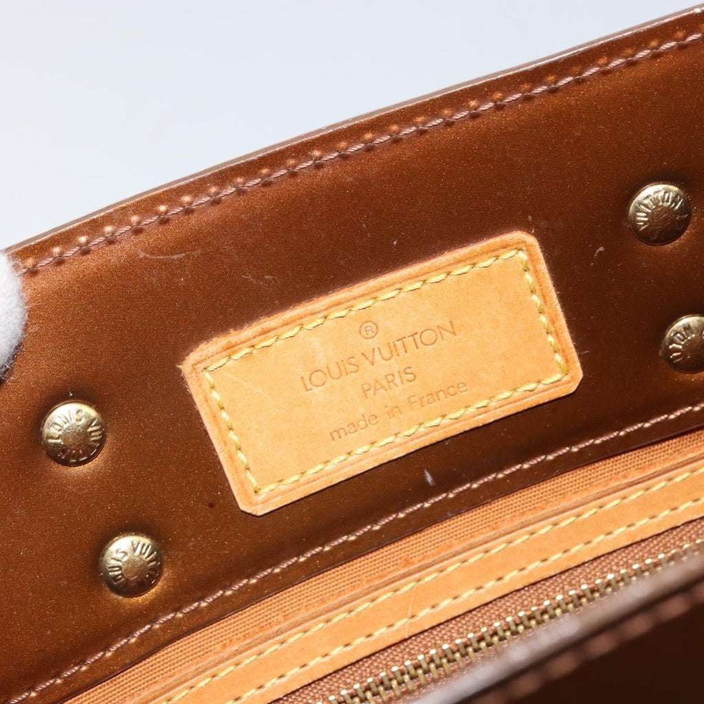 Louis Vuitton Reade Handbag Monogram Vernis Brown Patent_Leather Handbag