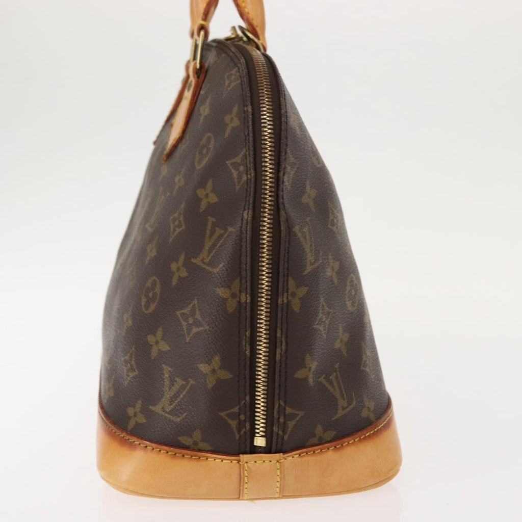 Louis Vuitton Alma Handbag Monogram Canvas Brown Canvas Handbag