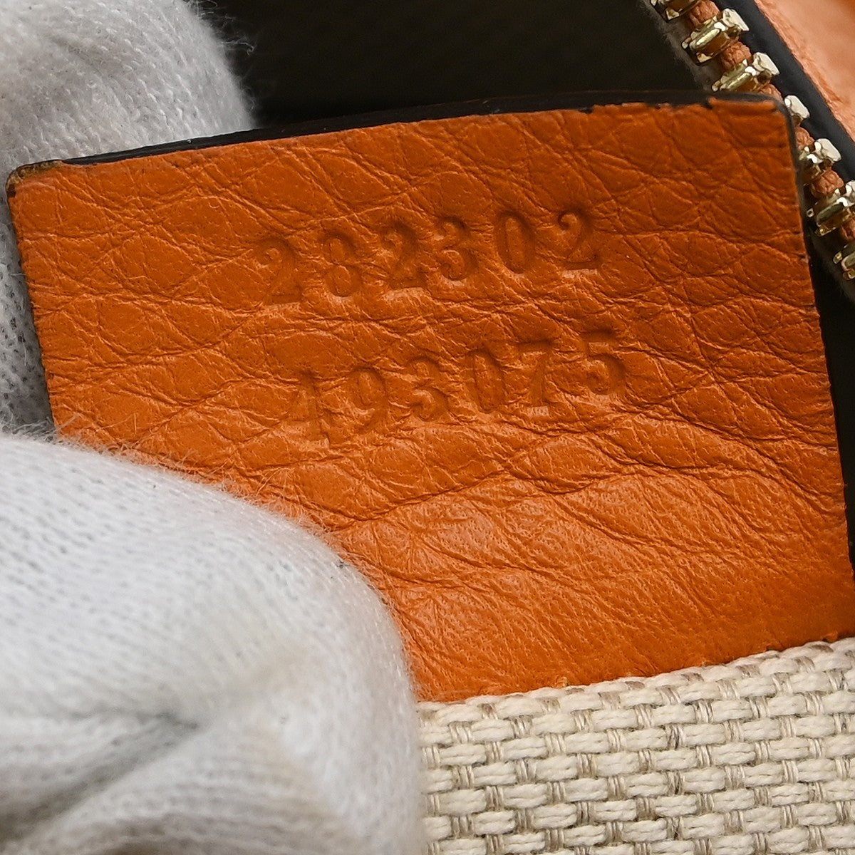 Gucci Soho Boston Bag Leather Orange Leather Handbag (Pre-Owned)
