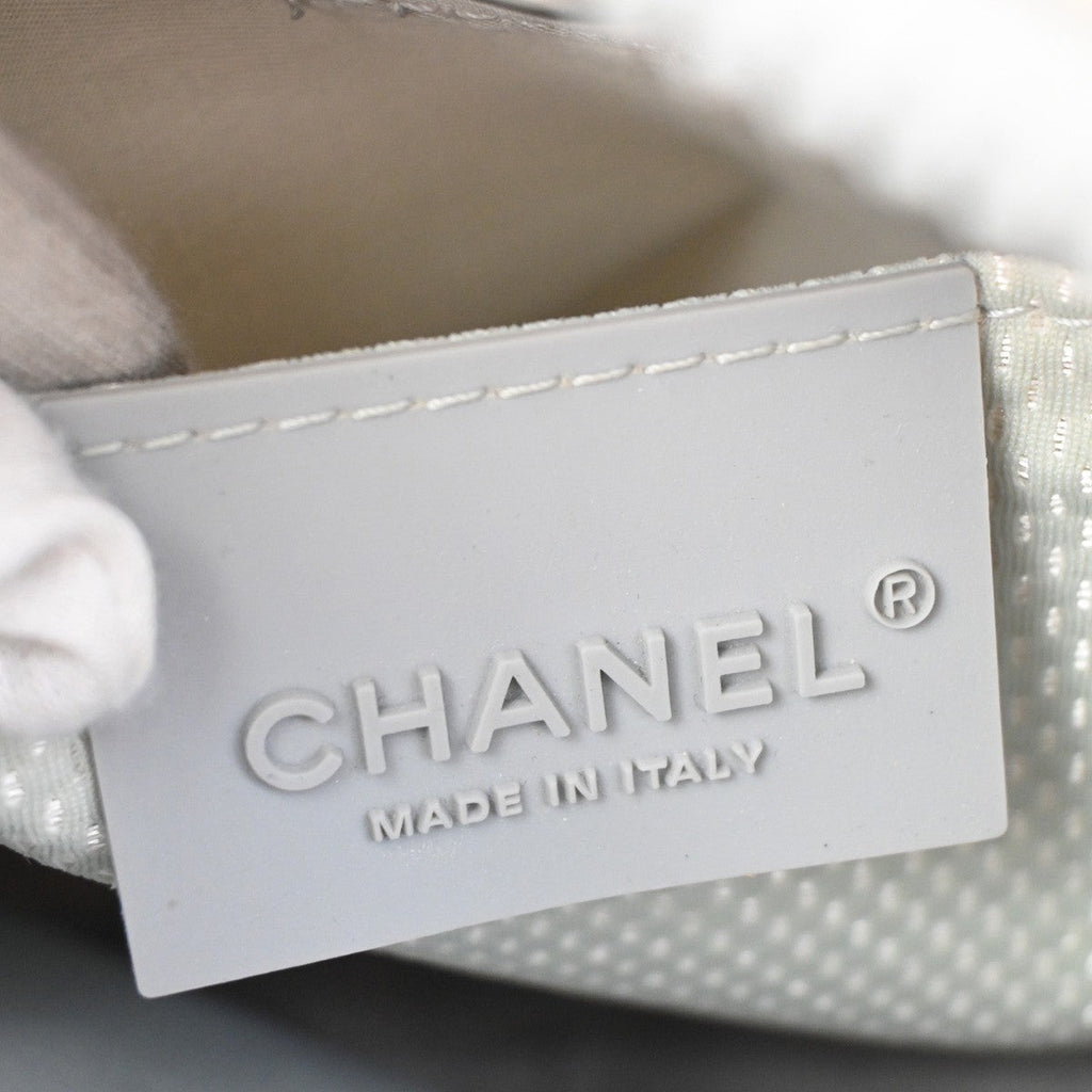 Chanel Travel Line Crossbody Bag Nylon White Nylon Shoulder Bag Bag