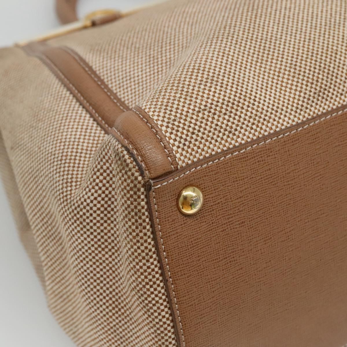 Fendi 2Jours Bag Canvas Beige Canvas Tote Bag Bag