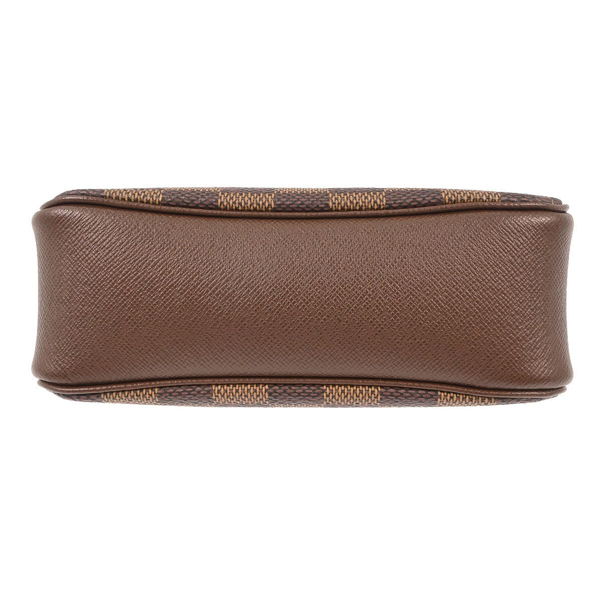 Louis Vuitton Trousse Make Up Bag Damier Brown Canvas Shoulder Bag