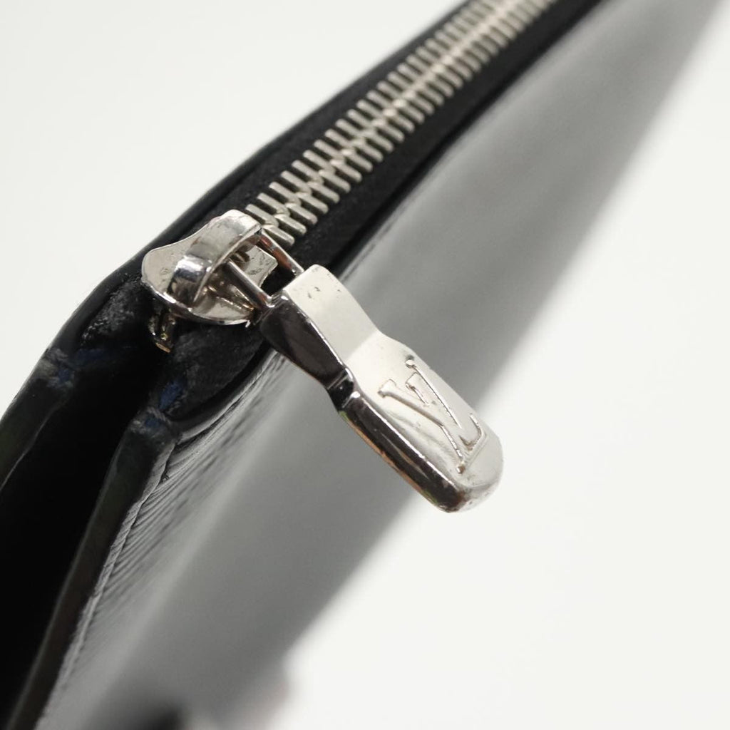 Louis Vuitton Pochette Jour Initials Epi Leather Black Leather Clutche & Pouche Bag
