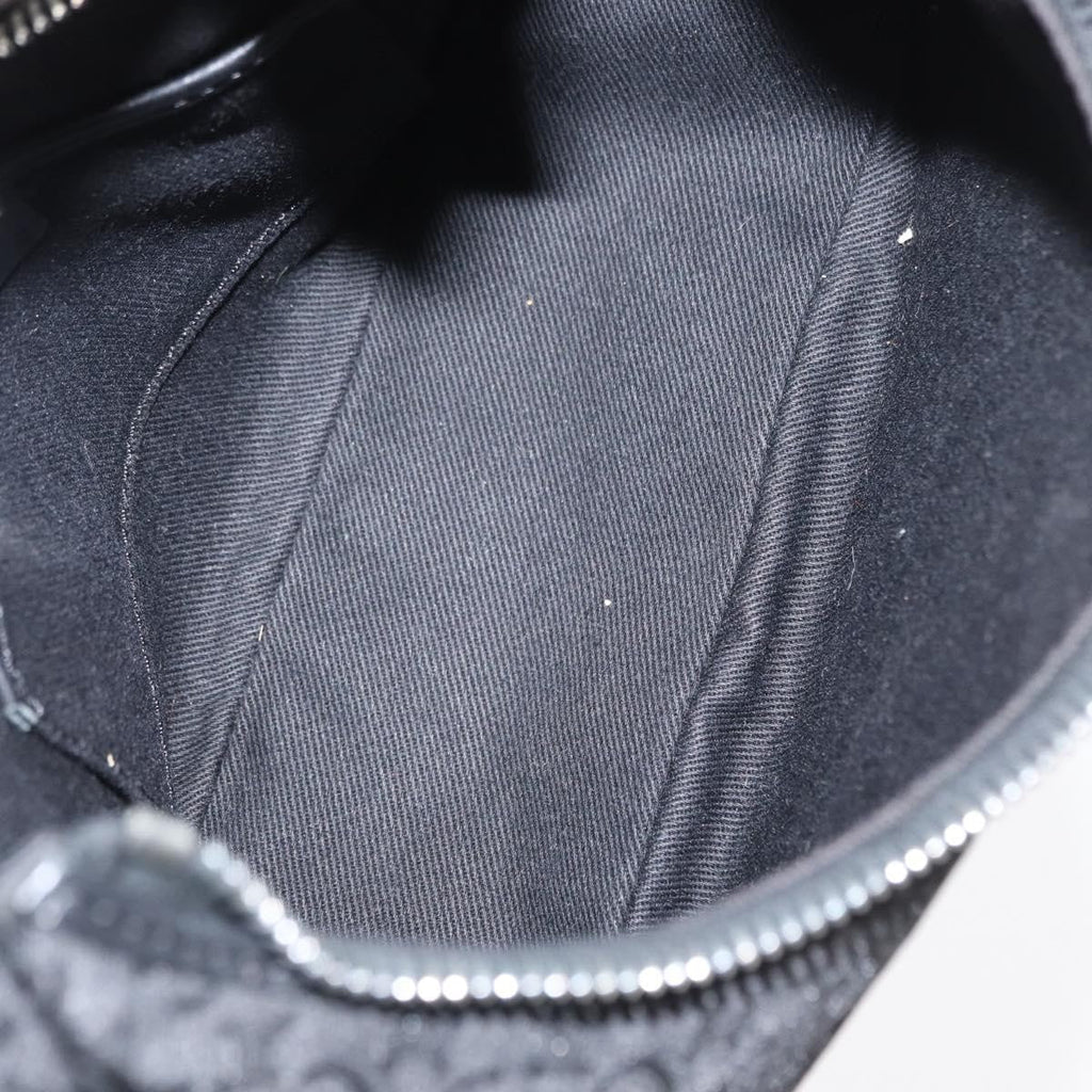 Celine Ava Bag Macadam Canvas Black Canvas Handbag