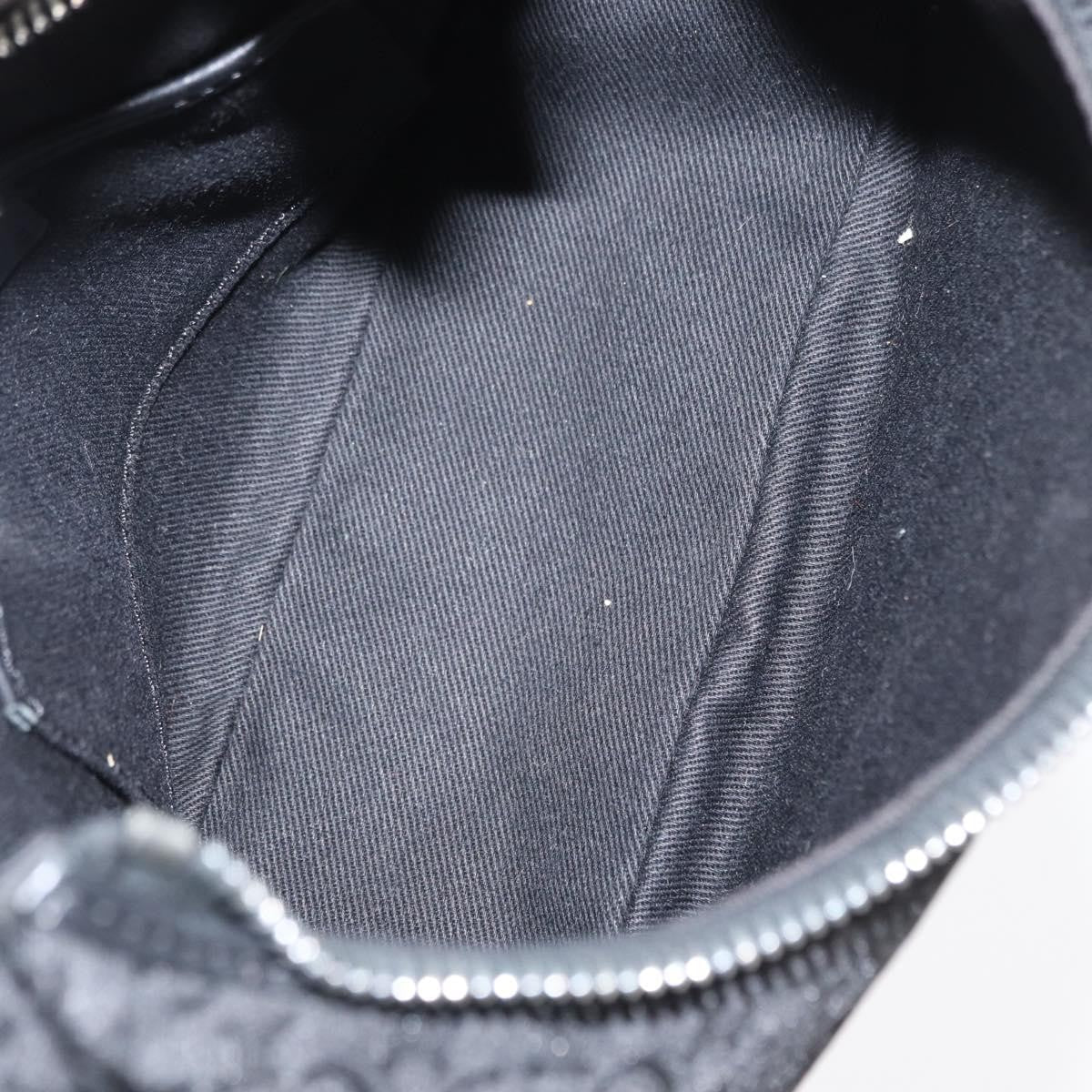 Celine Ava Bag Macadam Canvas Black Canvas Handbag
