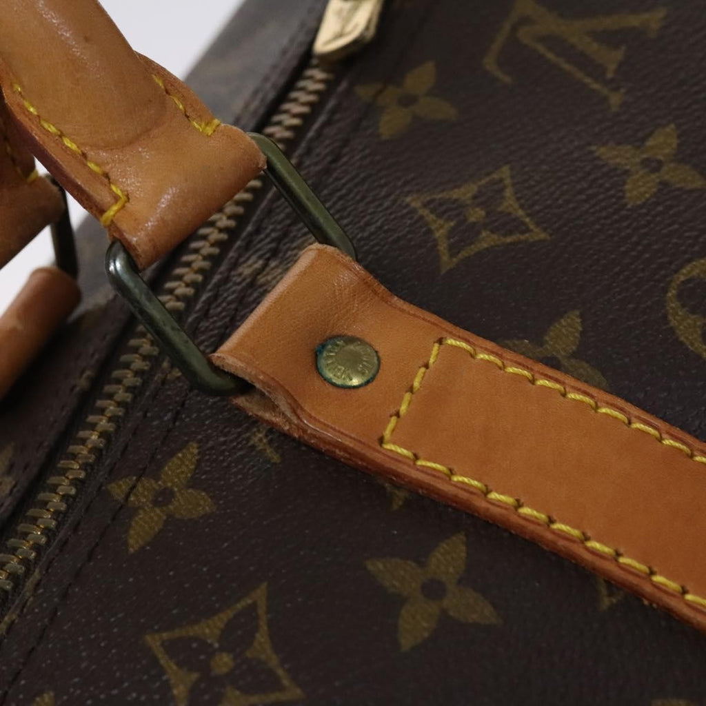 Louis Vuitton Keepall Bag Monogram Canvas Brown Canvas Travel Bag