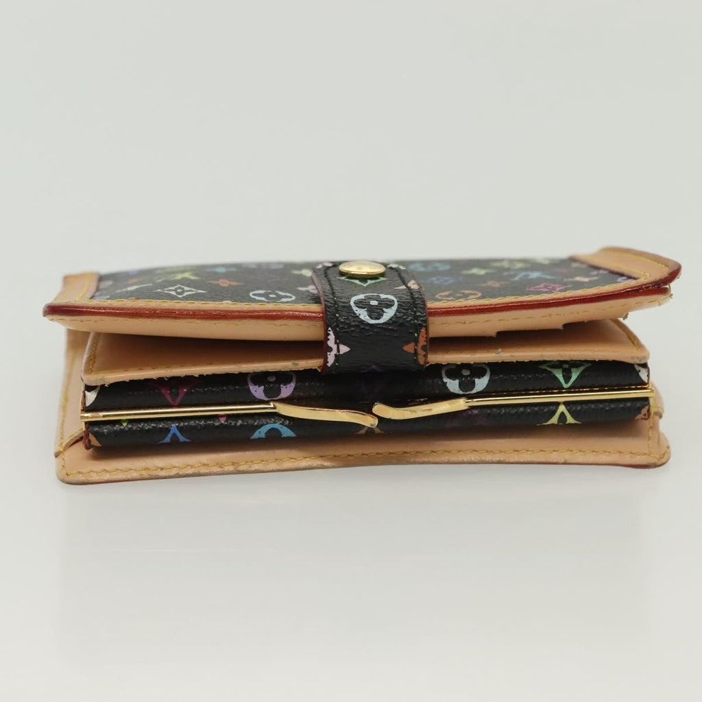 Louis Vuitton Portefeuille Viennois Monogram Canvas Black Canvas Wallets Accessory