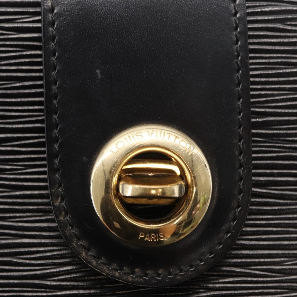 Louis Vuitton Cluny Shoulder Bag Epi Leather Black Leather Shoulder Bag