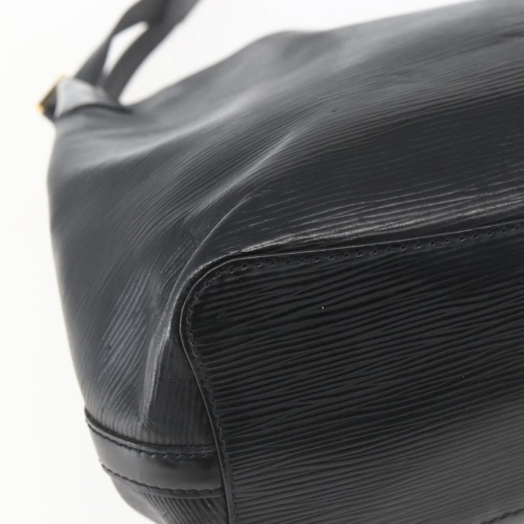 Louis Vuitton Mandara Handbag Epi Leather Black Leather Tote Bag