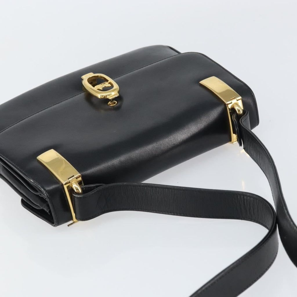 Celine Horse Carriage Shoulder Bag Leather Black Leather Shoulder Bag Bag