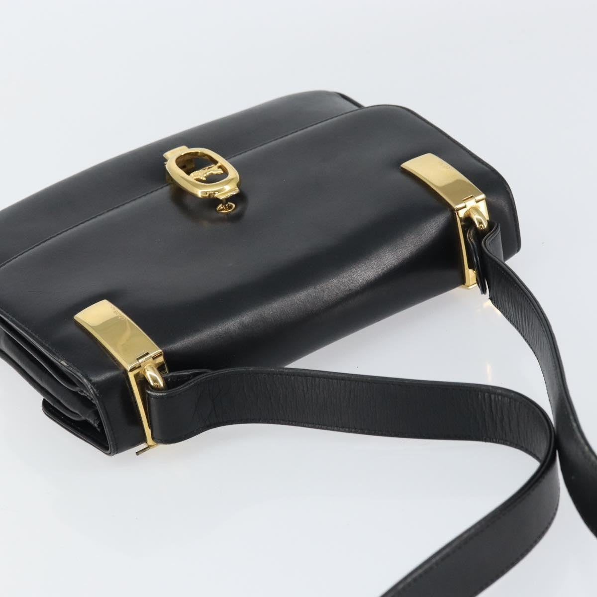 Celine Horse Carriage Shoulder Bag Leather Black Leather Shoulder Bag Bag