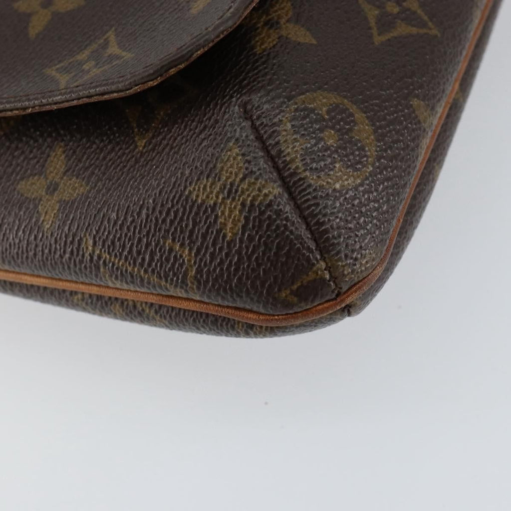 Louis Vuitton Musette Salsa Handbag Monogram Canvas Brown Canvas Shoulder Bag