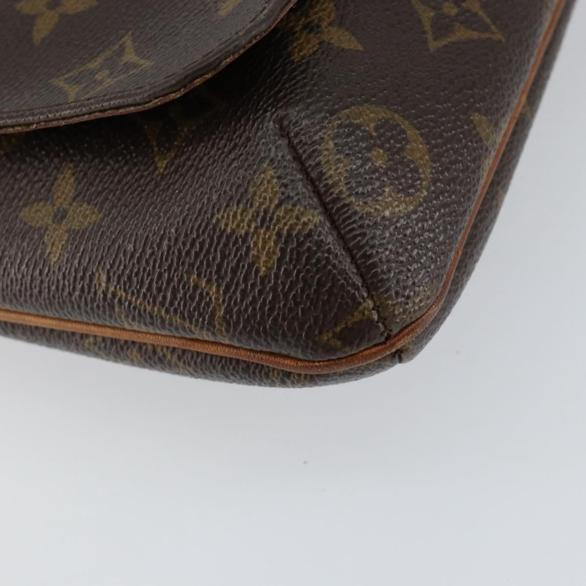 Louis Vuitton Musette Salsa Handbag Monogram Canvas Brown Canvas Shoulder Bag