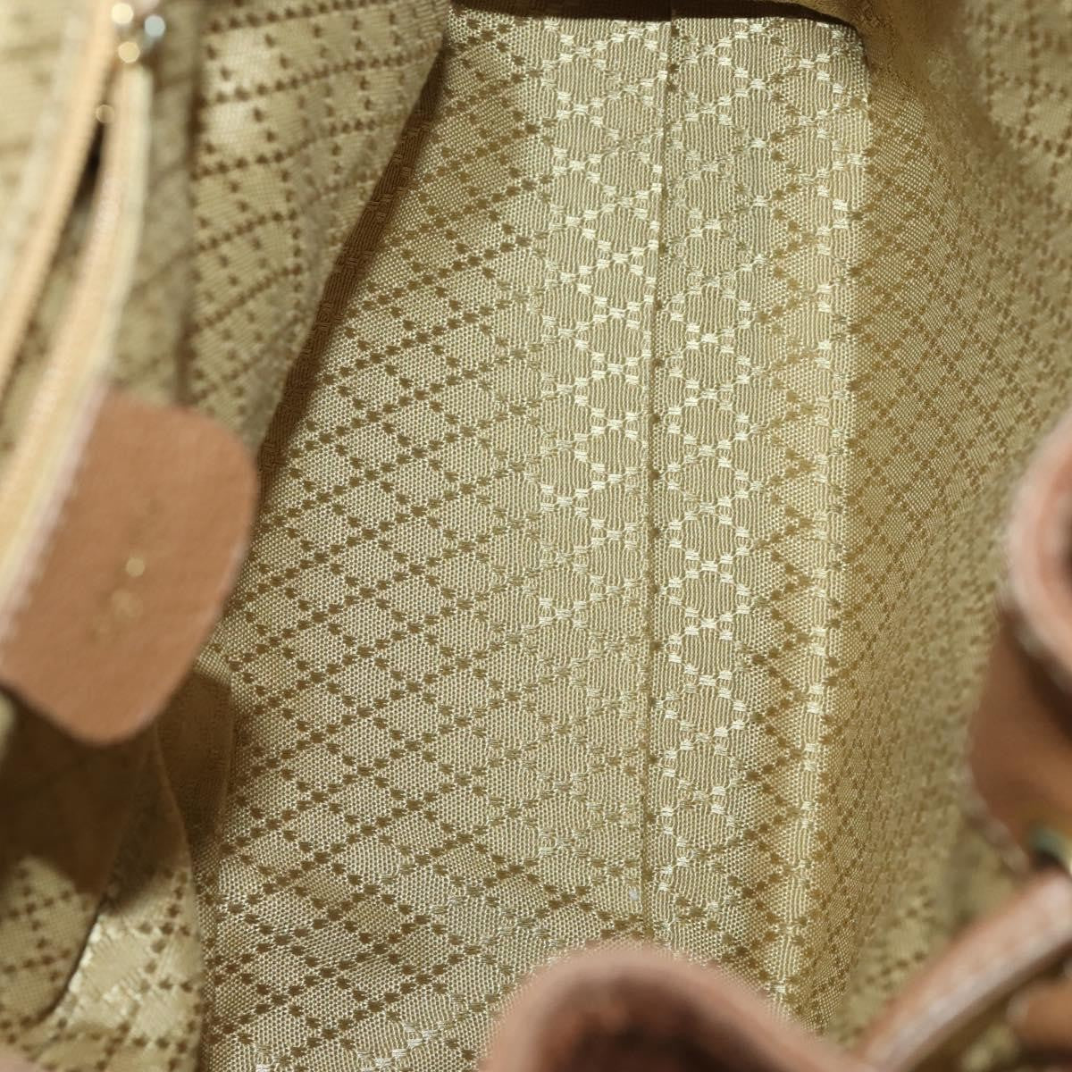 Gucci Vintage Bamboo Backpack Suede And Leather Brown Suede Backpack Bag (Pre-Owned)