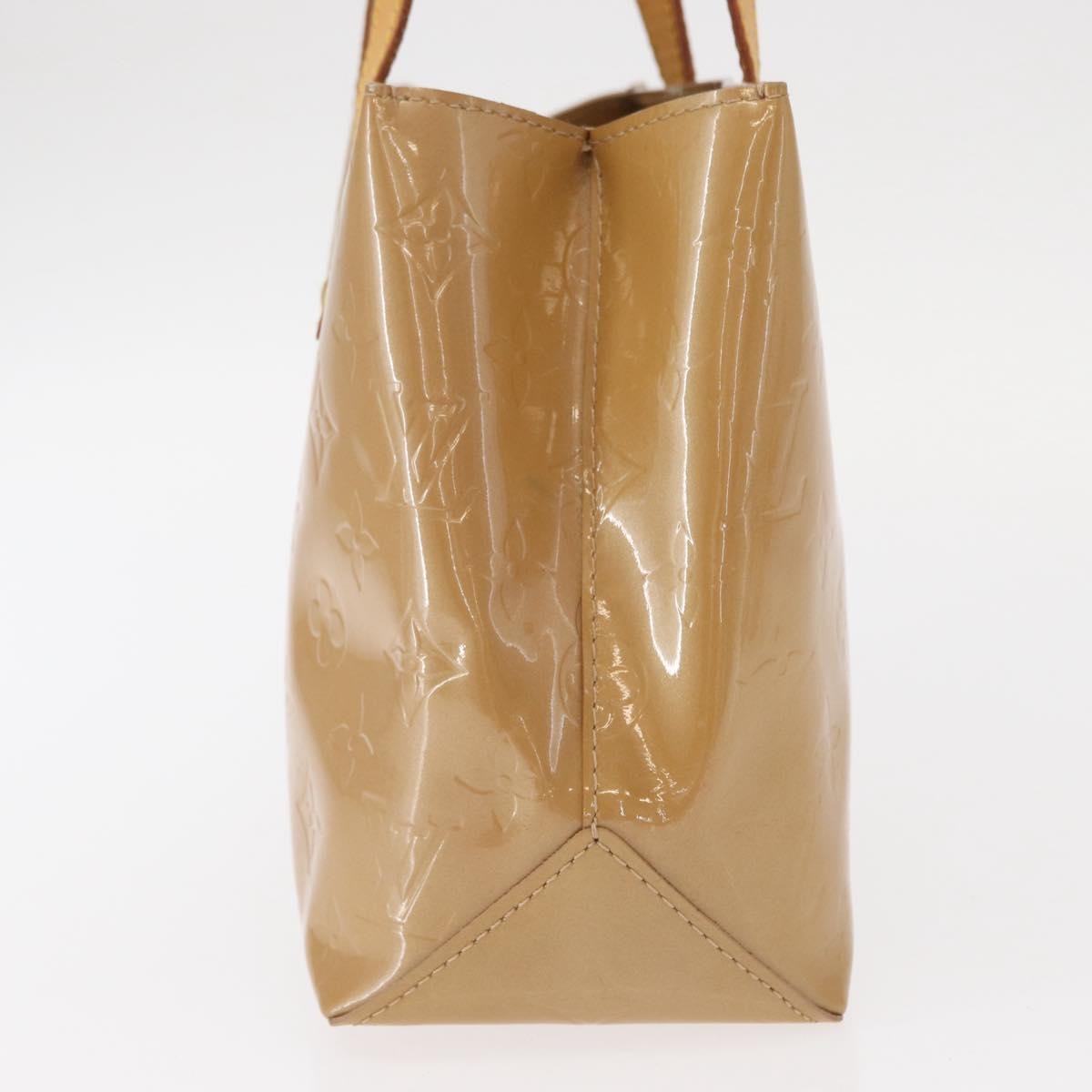 Louis Vuitton Reade Handbag Monogram Vernis Brown Patent_Leather Tote Bag