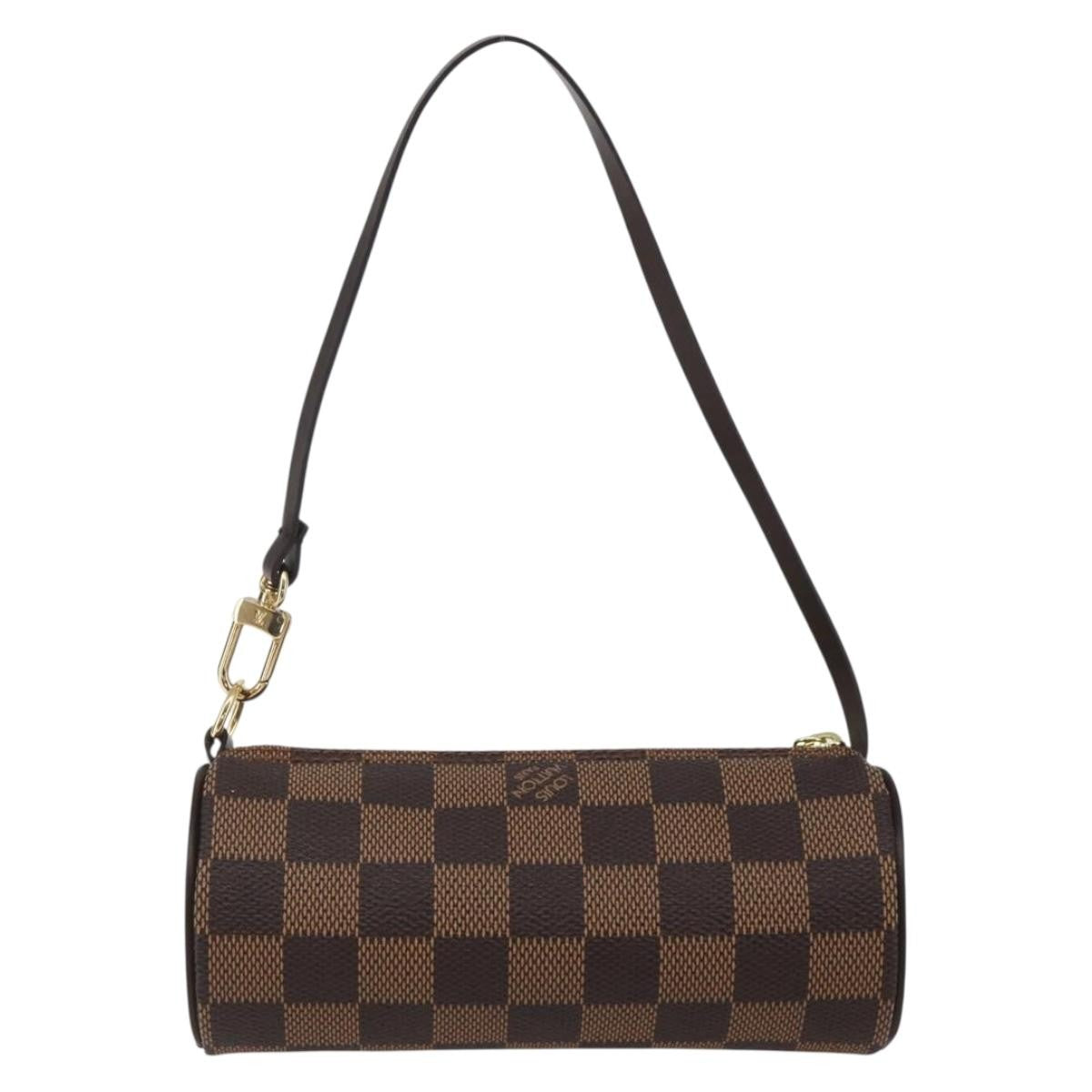Louis Vuitton Papillon Pochette Damier Brown Canvas Clutche & Pouche Bag