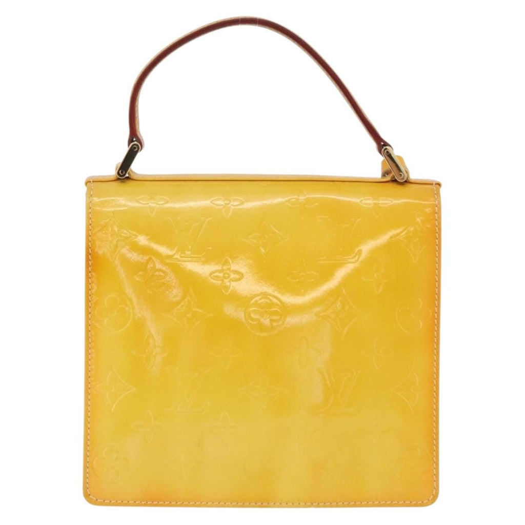 Louis Vuitton Spring Street Nm Handbag Patent Leather Yellow Patent_Leather Handbag